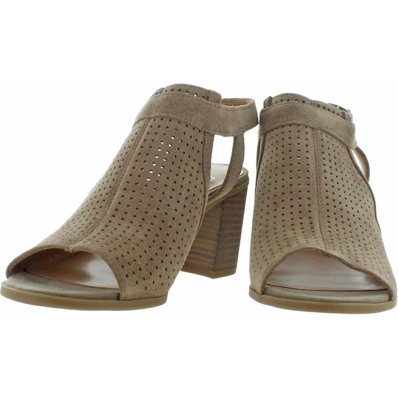 Franco Sarto Harlet 2 perforated leather sandal size 7.5 - Picture 4 of 14